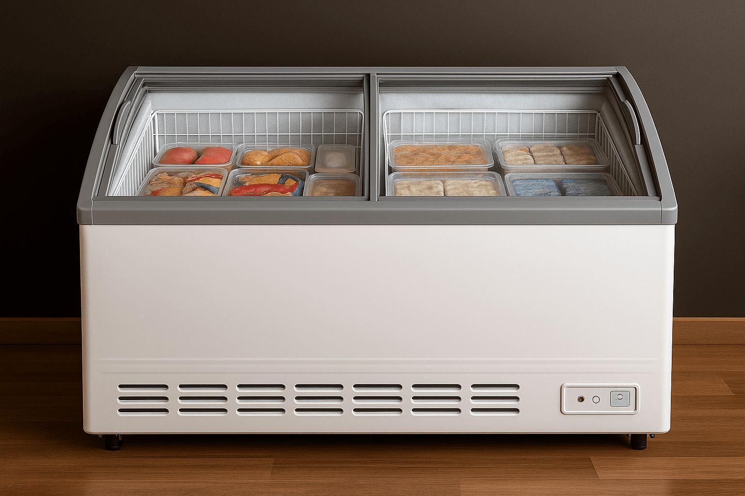 Sliding Glass-Lid Chest Freezers
