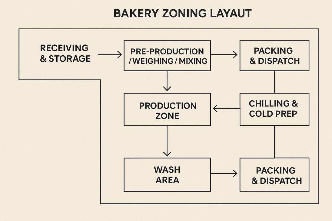 Bakery Zoning Layout