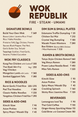 Chinese Menu