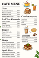 Coffee Menu