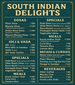 South Indian Menu (2)