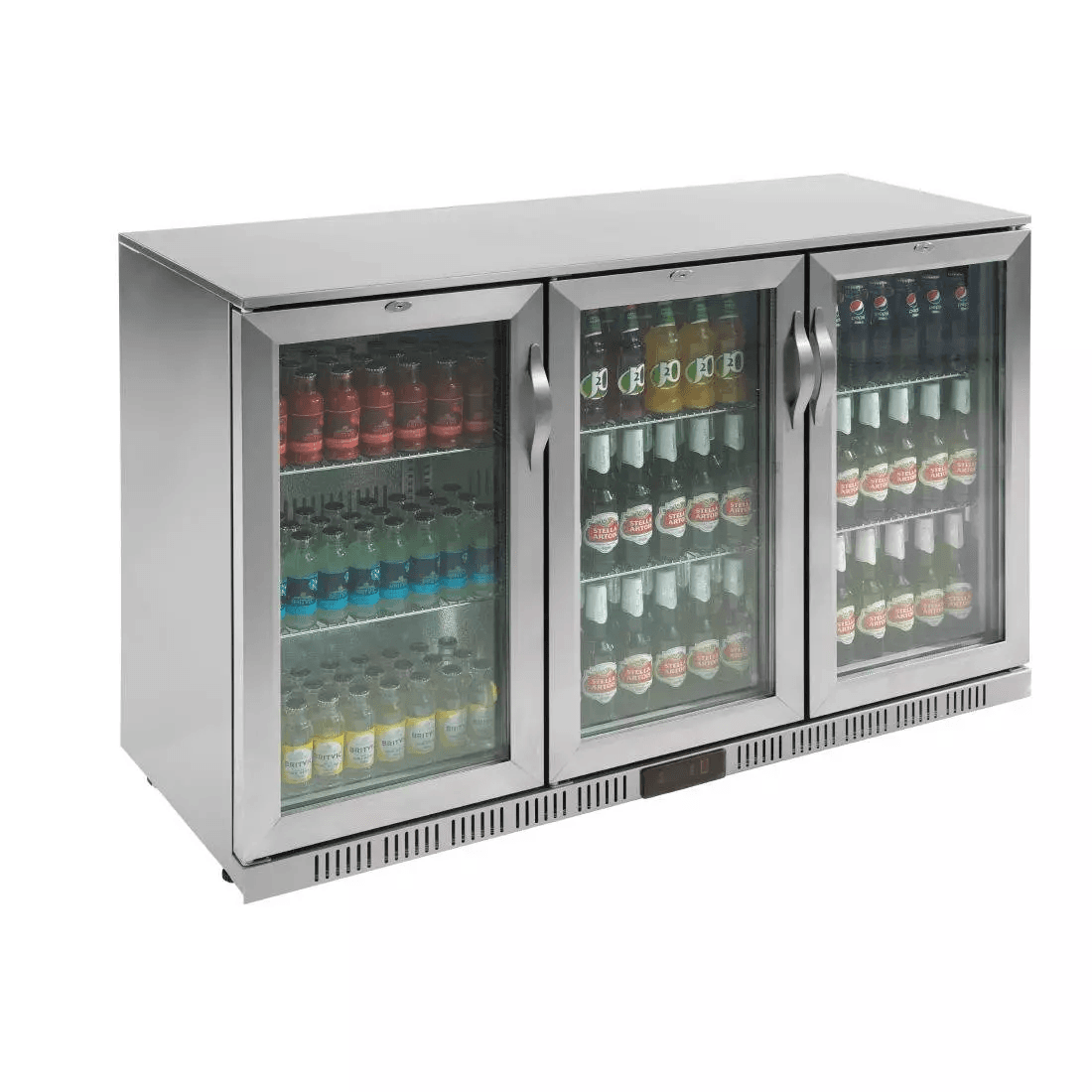 Stainless Steel Three Door