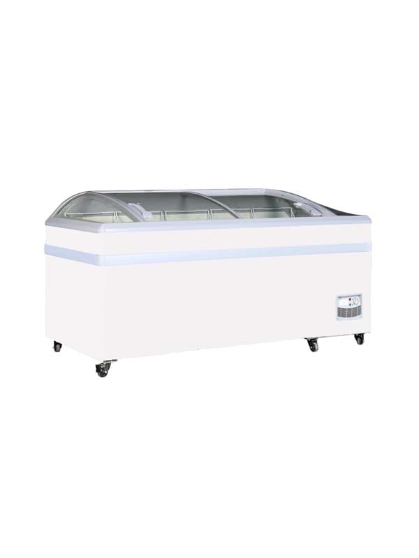 Trufrost 600 Ltr Curved Glass Lid Island Freezer (CIL-1650EC)