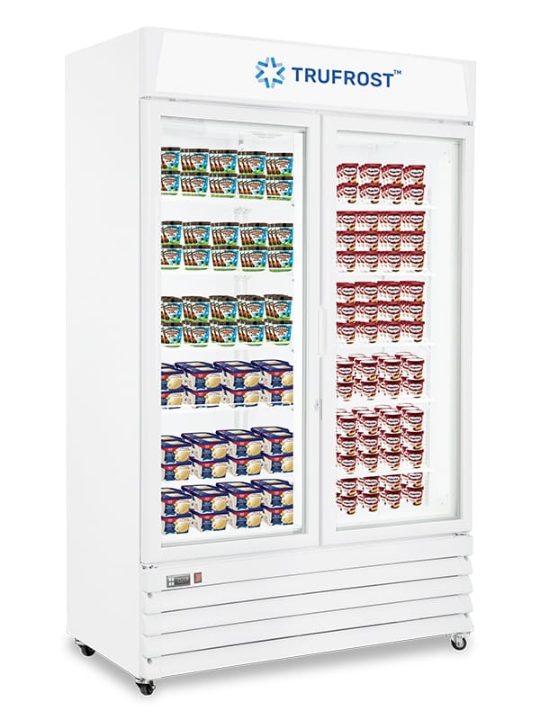 Trufrost 950 L  Two Door Visi Freezer (VF1000 NF)