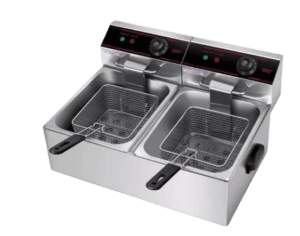 MIDD=Kitchen 2 x 8 Ltr Tank Induction Fryer (MC-IDF-8L)