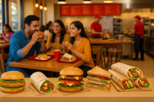 Burger + Sandwich + Wraps