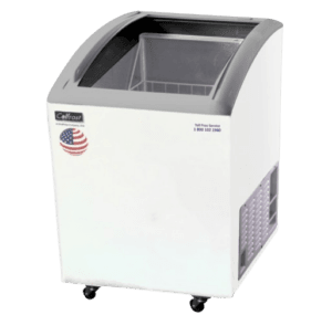 Celfrost 165 Ltr Curved Glass Top Chest Freezer (IKG 165 C)