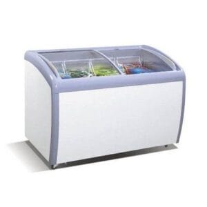 Celfrost 391 Ltr Curved Glass Top Chest Freezer (IKG 421 C)