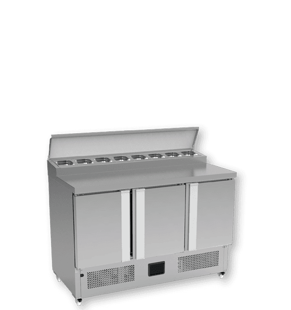 Hoshizaki 417 Ltr Three Door Prep Counter (RTSW137MS4-GNTE)