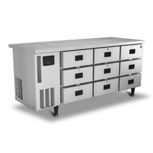 Hoshizaki 461 Ltr 9 Drawer Undercounter Chiller (RTDW-187MS4-333)