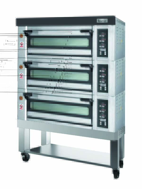 Butler 3 Deck, 9 Trays Electric Deck Oven