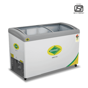 Western Curved Glass Top Deep Freezer 350 Ltr (F425GC24)