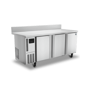 Hoshizaki 400 Ltr Backsplash Back Top Three Door Under Counter Freezer (FTWH186MS4/LS4)