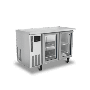 Hoshizaki 233 Ltr Two Glass Door Under Counter Chiller (RTWH126MS4/LS4)