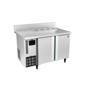 Hoshizaki 233 Ltr Preparation Table Single Row With Backsplash Two Door Under Counter Chiller (RTWH126MS4/LS4)