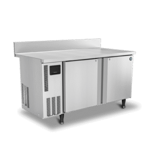Hoshizaki 318 Ltr Backsplash Back Top Two Door Under Counter Freezer (FTWH156MS4/LS4)