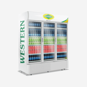 Western 1882 Ltr Triple Door Visi Cooler (SRC1800-GL)