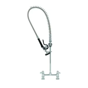 T&S Pre-Rinse Faucet – 8" Centers, Deck Mount, Less Add-On Faucet (5PR-8D00)