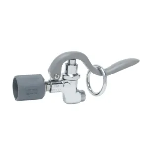 T&S Gray Low-Flow Spray Valve – 1.07 GPM, 7.2 oz-f @ 60 PSI, EPAct/DOE Compliant (B-0107-J)