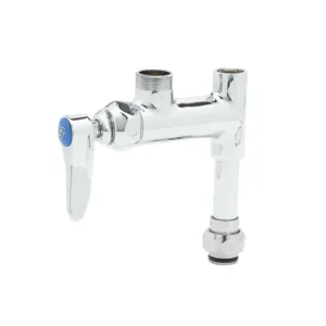 T&S Easy Install Add-On Faucet, Quarter-Turn Eterna with Lever Handle (B-0155-LNEZ)