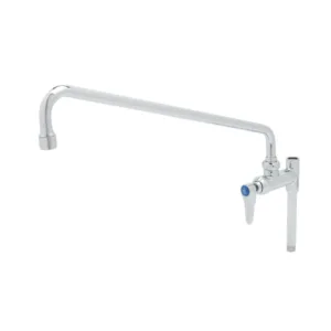 T&S Easy Install Add-On Faucet with 18" Nozzle, Lever Handle & 5" Nipple (B-0157-05)