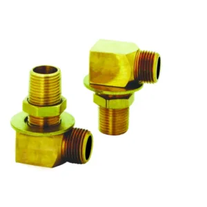 T&S Installation Kit with 1/2" NPT Nipple, Lock Nut, Washer & Short Elbow (1/2" NPT Female x Male) (B-0230-K)
