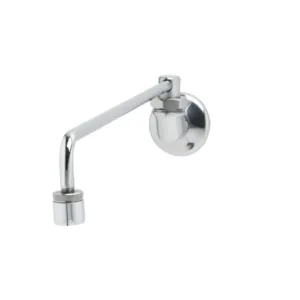 T&S Range Faucet – Wall Mount with Aerator, 13-1/8" Nozzle Length & 1/2" NPT Male Inlet (B-0577)