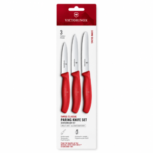 Victorinox Swiss Classic Paring Knife Set, 3 Pieces, 11 cm (6.7111.34C1)