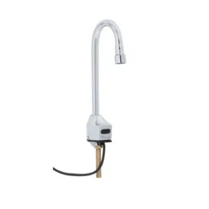 T&S ChekPoint Sensor Faucet – Deck Mount with Gooseneck Spout, AC/DC Control Module & 2.2 GPM VR Aerator (EC-3100)
