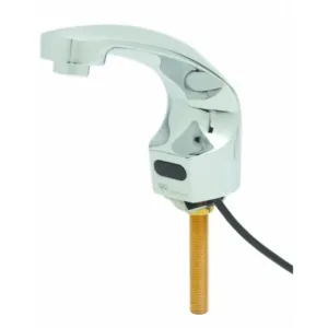 T&S ChekPoint Sensor Faucet – Deck Mount with Cast Spout, AC/DC Control Module & 2.2 GPM VR Aerator (EC-3102)
