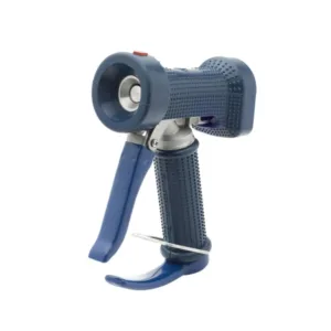 T&S Front Trigger Water Gun – Stainless Steel with Blue Rubber Cover, 5/16" Orifice & No Coupling (MV-2522-24)