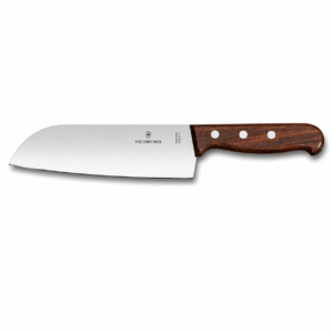 Victorinox Wood Santoku Knife, 17 cm (6.8500.17G)